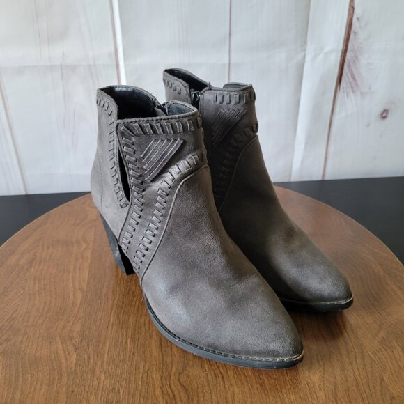 Zigi Soho Halyn Chelsea Block Heel Booties, Sz 9.5, Western/Cowgirl/Boho Ankle B - Picture 8 of 15